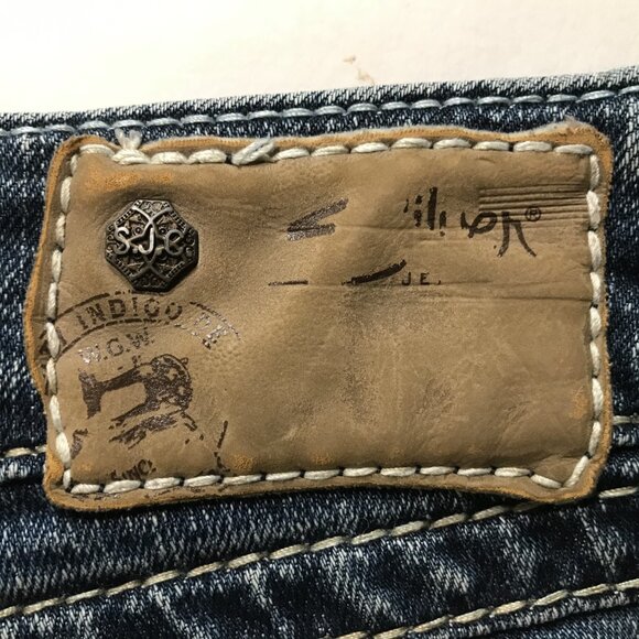 Silver Suki Surplus Cutoff Embellished Jean Shorts - Picture 11 of 13